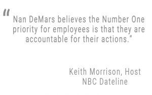 Keith Morrison, NBC Dateline Nan DeMars quote